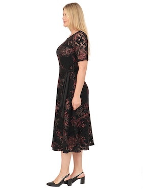 Vestido midi formal Duplan para mujer