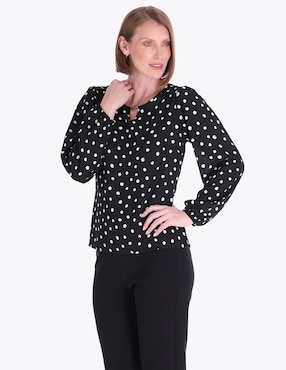Blusa Charme manga larga para mujer