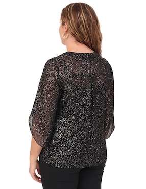 Blusa Duplan Petite manga corta para mujer
