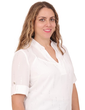 Blusa Duplan Petite manga 3/4 para mujer