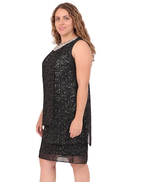 Vestido 3/4 formal Duplan Petite Brantina para mujer
