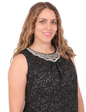 Vestido 3/4 formal Duplan Petite Brantina para mujer
