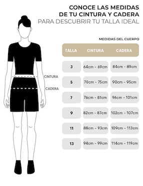 Falda corta Savi Jeans cintura alta