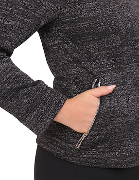 Chamarra casual Duplan Petite Brantina para mujer