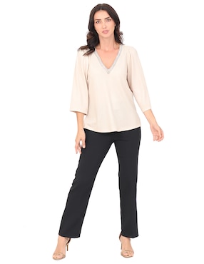 Blusa Duplan manga 3/4 para mujer