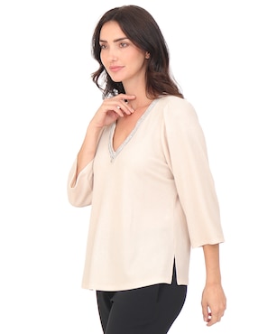 Blusa Duplan manga 3/4 para mujer