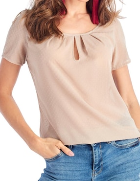 Blusa Beatriz Meade manga corta para mujer