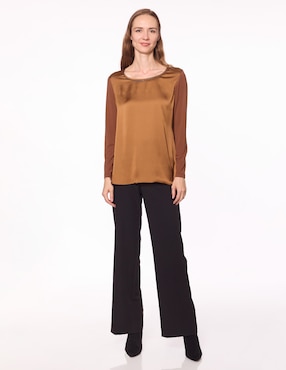 Blusa Damaia Atelier manga larga para mujer
