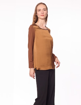 Blusa Damaia Atelier manga larga para mujer