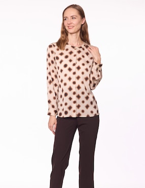 Blusa Damaia Atelier manga larga para mujer