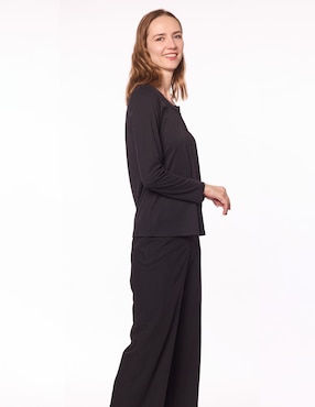 Blusa Damaia Atelier manga larga para mujer