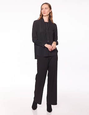 Blusa Damaia Atelier manga larga para mujer