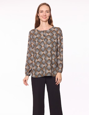Blusa Damaia Atelier manga larga para mujer