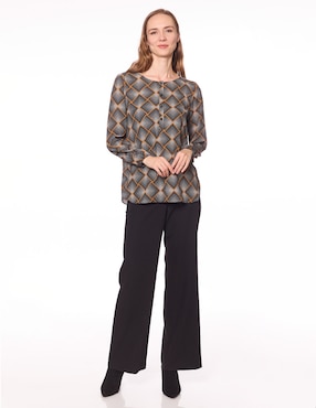 Blusa Damaia Atelier manga larga para mujer