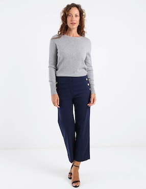 Pantalón capri Chico's straight para mujer