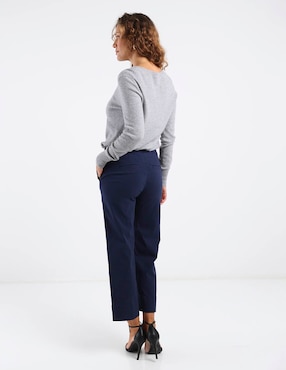 Pantalón capri Chico's straight para mujer