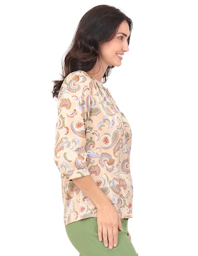 Blusa Duplan manga 3/4 para mujer