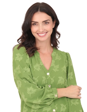 Blusa Duplan manga larga para mujer