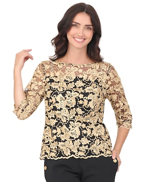 Blusa Duplan manga 3/4 para mujer