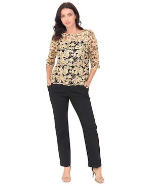Blusa Duplan manga 3/4 para mujer