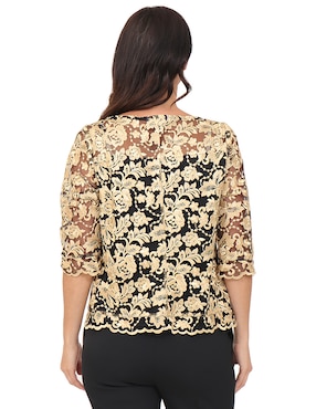 Blusa Duplan manga 3/4 para mujer