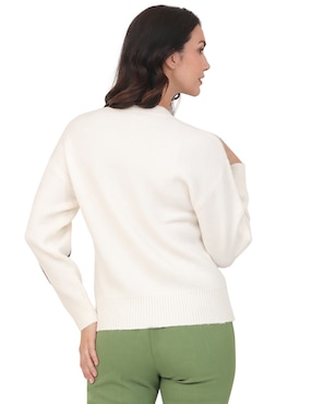 Suéter Duplan cuello redondo para mujer