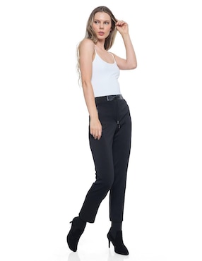 Pantalón capri Foley'S straight para mujer