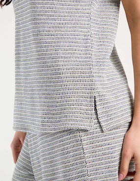 Blusa Damaia Atelier manga corta para mujer