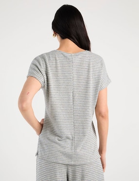 Blusa Damaia Atelier manga corta para mujer