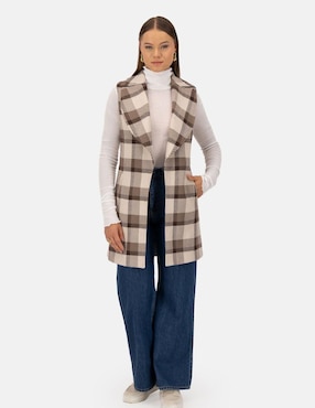 Chaleco Merkabá impermeable para mujer