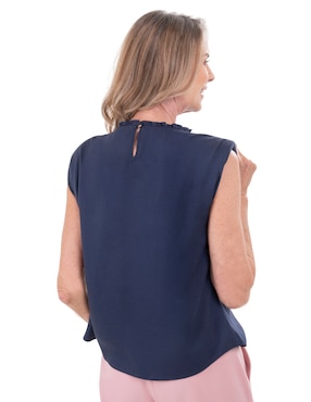 Blusa Chaps sin manga para mujer