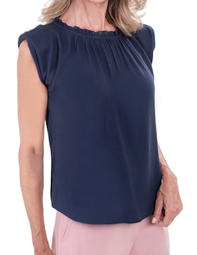 Blusa Chaps sin manga para mujer