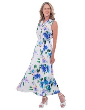 Vestido maxi casual Chaps para mujer