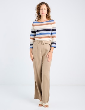 Blusa Talbots manga 3/4 para mujer