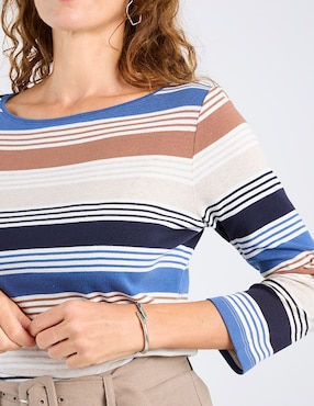 Blusa Talbots manga 3/4 para mujer