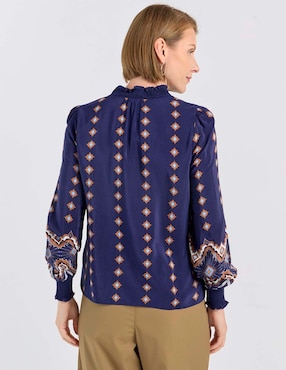 Blusa Talbots manga larga para mujer