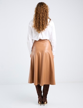 Falda crop Talbots cintura alta