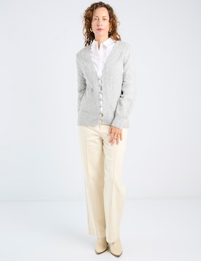 Jeans relaxed acampanado Talbots para mujer