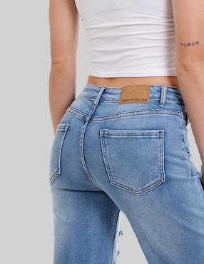 Jeans relaxed American College Usa para mujer