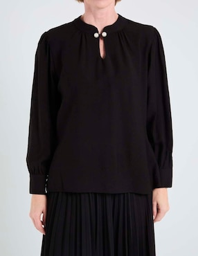 Blusa Damaia Atelier manga larga para mujer