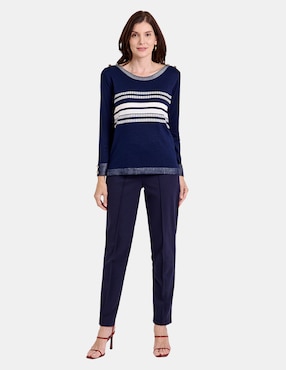 Blusa túnica Vitos manga larga para mujer
