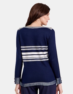 Blusa túnica Vitos manga larga para mujer