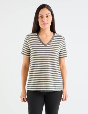 Blusa Damaia Atelier manga corta para mujer