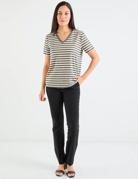 Blusa Damaia Atelier manga corta para mujer