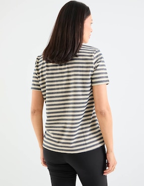 Blusa Damaia Atelier manga corta para mujer