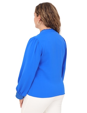Blusa Duplan Petite manga larga para mujer