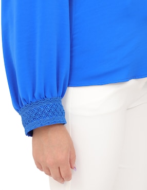 Blusa Duplan Petite manga larga para mujer