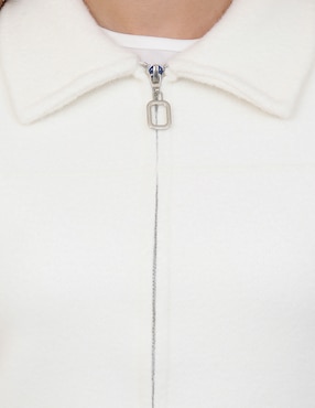 Suéter Duplan Petite cuello camisero para mujer