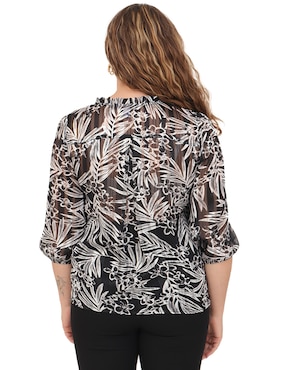 Blusa Duplan Petite manga 3/4 para mujer