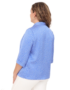 Blusa Duplan Petite manga 3/4 para mujer